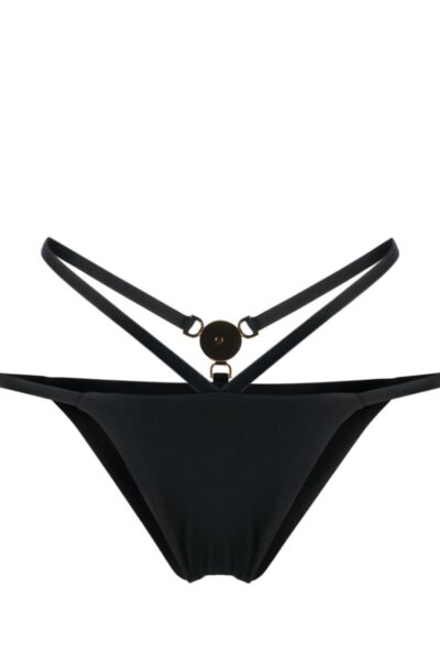 <strong>VERSACE</strong><br>Strappy Black Swimwear
